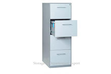 Four Drawer Home Office Steel Document Lockable File Cabinet 