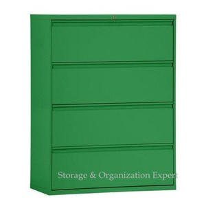 Extra Deep Office Metal Storage Cabinet with 4 Drawers For Hanging File 