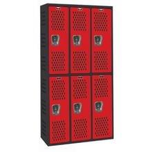 Air Ventilated Athlete Gym Steel Lockable Locker with Shelves