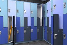 Military Colored Decorative Z Style Metal Lockers