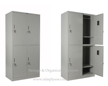 4 Door Gym Use Steel Storage Wardrobe Cupboard 